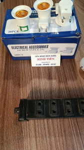 Đui đèn E27 liền phích cắm sản phẩm chính hãng HINOKI
