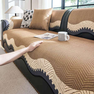 ZLJ | Customized Summer Fresh Icy Cooling Irregular Non-slip Premium Sofa Cushion