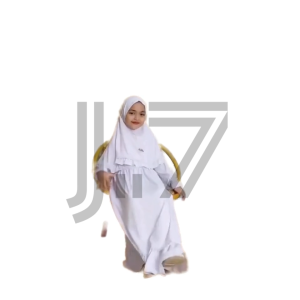 GAMIS ANAK SET HIJAB -  GAMIS ANAK DELISHA SET HIJAB - GAMIS NGAJI ANAK SET HIJAB