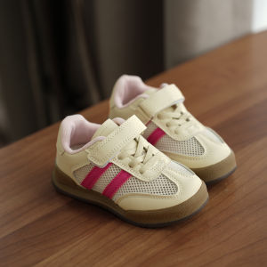 Spring Summer Mesh Soft Bottom Single Net Dequn Shoes Childrens Breathable Casual Sneakers Boys Girls Low Top Shoes