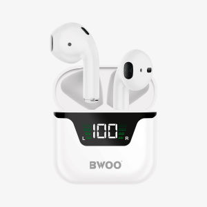BWOO BW50 Digital Display Half-In-Ear Wireless headphones