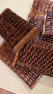 Gối Công Thái Học - Gối Hạt Gỗ Trắc Miếng ( video  hình thật )