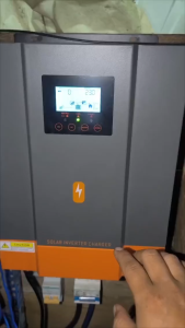 PowMr MPPT 3.2KW Pure Sine Wave Solar Hybrid Inverter 24V Off Grid Built-in 80A Solar Controller PV 30-400VOC for LiFePO4 Battery