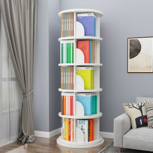 360 Degree Rotating Bookshelf Cabinet