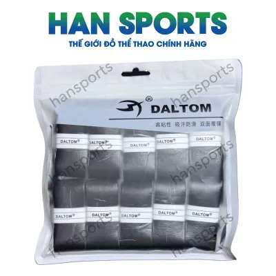 Vỉ quấn cán Daltom chính hãng quấn tennis pickleball cầu lông bám dính êm tay