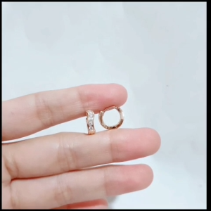 ANTING CLIP PERHIASAN MOTIF PERMATA BUAT ANAK /ABG FASHION KOREA/AT-5819