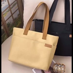 Student class day Japanese style single shoulder versatile simple large capacity canvas casual commuting literary tote handbag cloth bag