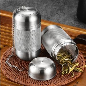 Dụng Cụ Lọc Trà Inox Pha Lưới Mịn Lọc Cà Phê Gia Vị Gia Vị Bóng Ấm Trà Lá Trà Pha Teaware
