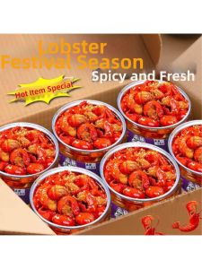 Ready-to-Eat Spicy Canned Crawfish Tails