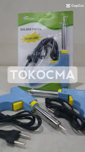 Solder Tembak Listrik 30w-80w / Solder Pistol / Soldering Iron Tofuda