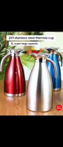 KT WARE 2L Stainless Steel Coffee Pot Double Wall Vacuum Insulated Thermo Jug