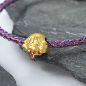 Chow Sang Sang 周生生 999 Gold Harry Potter Hermione Granger Charm for Women & Men 92747C (Bracelet Not Included)
