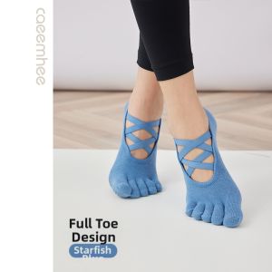 CAEEMHEE | Five Toes Non-Slip Yoga Socks