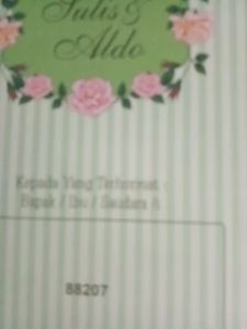 Print UNDANGAN NIKAH ERBA 88207 (isi 50 lembar) PERNIKAHAN SUNAT SUNATAN KHITAN KHITANAN FREE PLASTIK FOTO DESIGN