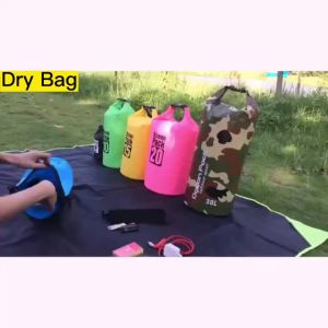 500D Waterproof Swimming Bag Dry Sack 2/5/10/15/20/30L Waterproof Floating Dry Gear Bags For Boating Fishing Rafting Swimming
