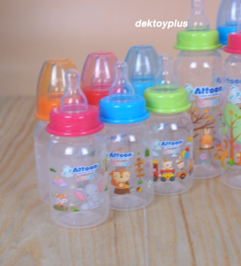 Attoon แอทตูน ขวดนมแอทตูน ทรงกลม คอแคบ smart 4และ8ออนซ์ แพ็ค3และแพ็ค6ขวด
