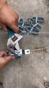 10Pcs Cable Tightener Steel Wire Tensioner Steel Rope Tensioner Cable Rope Tensioner Tightener Heavy Duty for Garden Tension