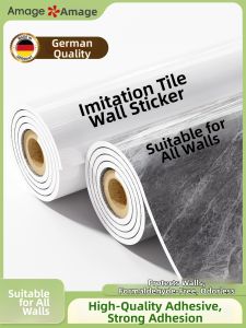 O Margo | Marble Tile-like Wall Sticker Oil-proof Water-resistant Moisture-proof