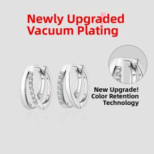 ZHENGZHAO | Elegant Exclusive Summer Zircon Hoop Earrings