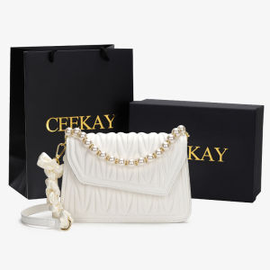 Birthday Gift Womens Handbag Crossbody Small Leather Bag Elegant Boxed Present for Best Friend Fashionable Satchel