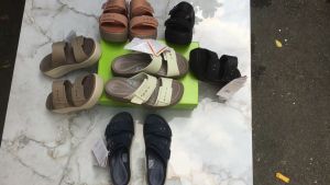 CrocsFanClub - [mẫu mới] Dép lê brooklyn 2 kiểu cài khuy linh hoạt đế cao 5cm cho nữ - PB138