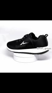 FIURI - Ando - SIP 32 33-43 HITAM PUTIH - Sepatu Kets Wanita - Sepatu Sneakers Wanita - Sepatu Olahraga Sport Wanita - Sepatu Casual - Sepatu Jogging Lari Fitness Gym Senam Wanita - Sepatu Sekolah Bertali SD SMP SMA