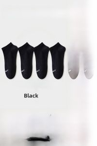 JINGCHI | Large Size Mens Socks Thin Cotton Summer Spring Autumn Winter 45 Code Extra Large Short Socks Breathable Moisture Wicking
