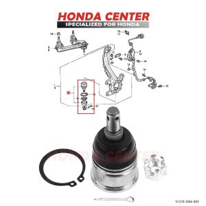 Ball Joint Depan Bawah Accord Maestro Cielo Vti S84 Odyssey RA