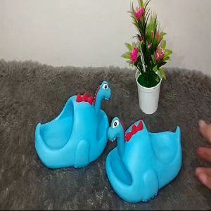 Sandal Anak Selop Dinosaurus 3D Anak Laki-Laki Sandal Karet Nyaman Pakai Anti Licin 24-29