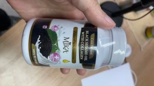 (เซต 2 กระปุก) น้ำมันงาดำผสมคอลาเจนสกัดเย็น แบรนด์ MIKA สินค้าส่งตรงจากโรงงานผลิต มี อย ครบถ้วน มีเรทราคาส่ง กระปุกละ 60เม็ด