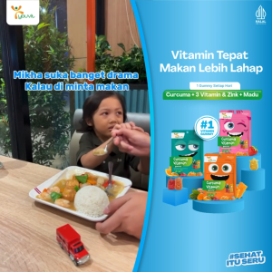 Youvit Curcuma & Vitamin Anak 7 Hari dengan Curcuma Zink dan Madu | Meningkatkan Nafsu Makan Anak