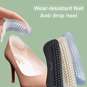 Upgrade Silicone Heel Stickers Heels Grips for Women Men Anti Slip Non-Slip Heel Cushions Invisible Anti-heel Pads