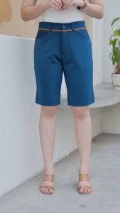 กกางเกง 3 ส่วนผ้าโรเชฟแต่งกุ้นขอบเอว 3 ส่วนผ้า ราคา ฿ 500