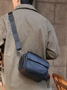 WANYE | Business Casual Leather Bag Mens Tanned Cowhide