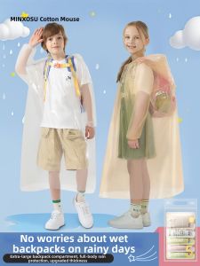 MINXOSU | Bookbag-friendly Student Raincoat Thick