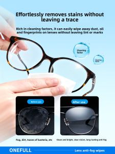 ONEFULL | Anti-Fog Eye Glasses Cleaning Wipes