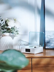 Retro CD/DVD Player With Speaker for home Kpop Portable Bluetooth Speaker Audio AUX Input/Output Built-in Battery LED Display