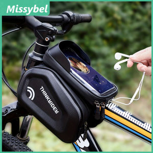 Bicycle bag rack front top pipe waterproof and reflective 7-inch phone case touch screen bag MTB bag bicycle accessories