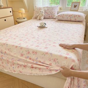 KAMONI | Bộ Drap Giường Voan Đôi Không Pha Cotton