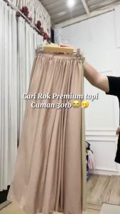 ROK POLOS MAYUNG PREMIUM / BASIC SKIRT / ROK PERREMPUAN / SKIRT / M FIT TO XLL