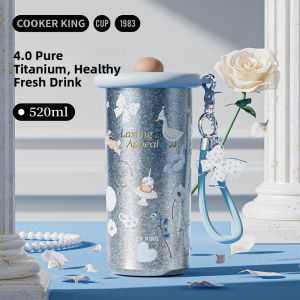 COOKER KING | Pure Titanium Aesthetic Insulated Cup Gift 2025 New Release