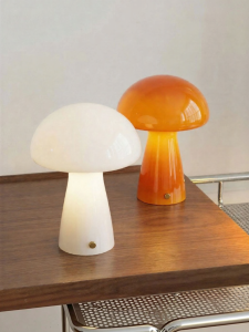 OsgonA | Mushroom Cream Style Rechargeable Ambient Light Bedside Lamp