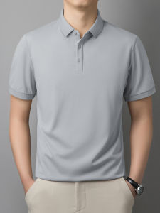 WANTELU | Short Sleeve Turn-Down Collar Cool Feeling Summer Polo Shirt