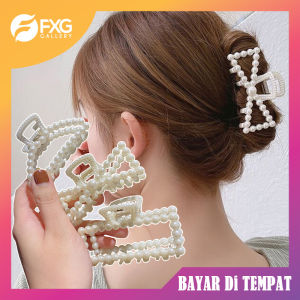 Jepit Rambut Motif Mutiara: Aksesoris Rambut Fashion Wanita Korea