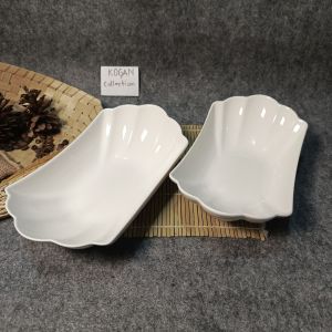 MANGKOK SAYUR MODEL PERAHU KERAMIK AJU C-02 P26xL14xT5cmmangkok saji Kitchenware porselin