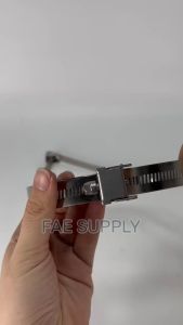 Fast Clip Hose Clamp Clip kunci pipe 18mm Stainless Steel Tri Clamp Adjustable Fuel Line Pipe radiator Fastener