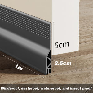 Door Bottom Sealing Strip Weatherstripping Windproof Dust Insect Prevention Self-Adhesive Sound Insulation Window Seal Strip