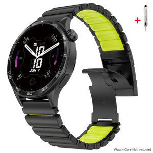 22mm Titanium + Silicone Strap For Huawei Watch GT 7 Pro 6 5 4 3 2 46mm/Ultimate 2/Amazfit T-Rex 3 Pro for Xiaomi S5 4 3 2 Band