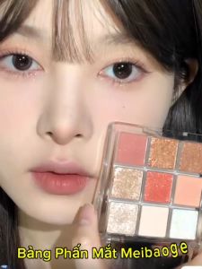 Bảng Phấn Mắt MEIBAOGE 7 Ô Nhũ Kim Tuyến Siêu Xinh Màu Đẹp Lung Linh Lâu Trôi