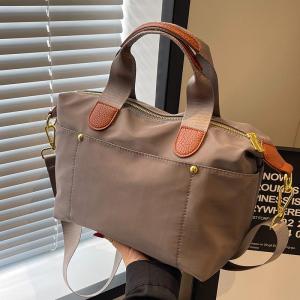 Large Capacity Nylon Bag Womens Crossbody Shoulder Bag Fashionable Autumn Handbag Soft Pillow Shape Casual Leisure Bag